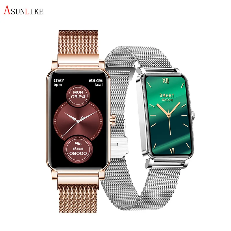 

ZX19 small green watch bracelet women's menstrual period reminder heart rate blood pressure monitoring multi-sport smart watch