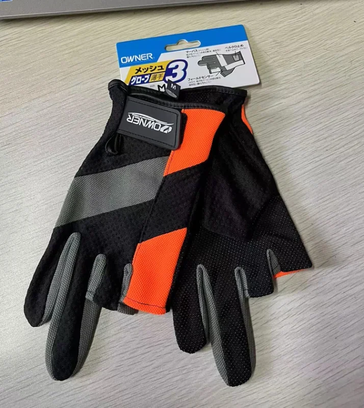 Three Fingers Cut Fishing Gloves For Men And Women