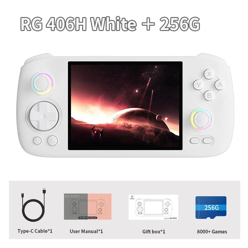 anbernic RG 406H ホワイト ANBERNIC RG 406H