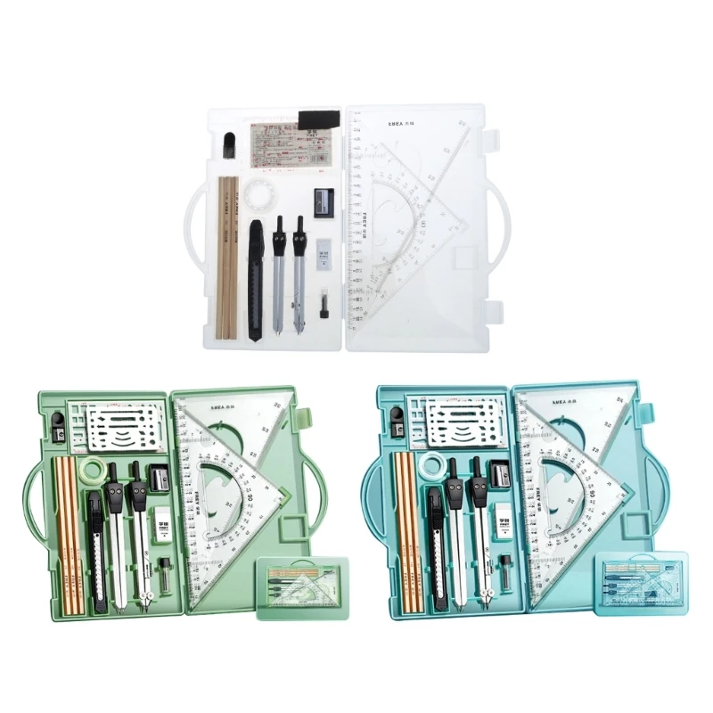 

Professional Geometry Set Geometry Kit-for Artists and Students Compasses Drawing Tools Drafting Supplies Drafting Set