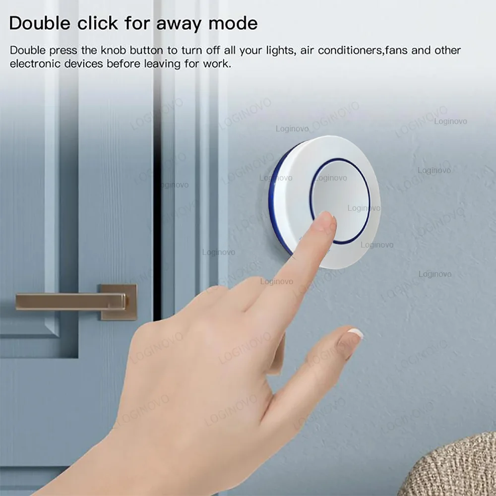 Wireless Scene Switch Tuya Zigbee Button Wireless Smart Scene Switch Automation Scenario Controller Gadgets Required Zigbee Gateway Support Smart Life