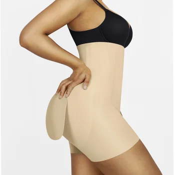 High Waisted Shorts With Removable Buttock Pads
