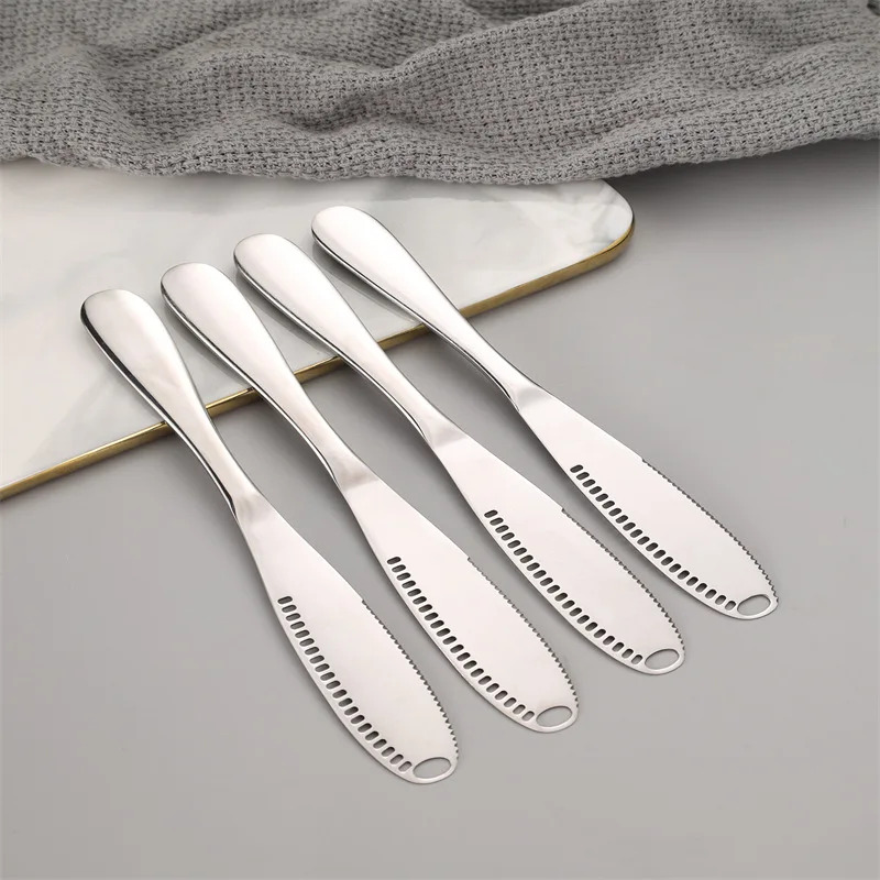 

Western Butter Knife Stainless Steel Bread Dessert Household Hotel Portable Cutlery Kitchen