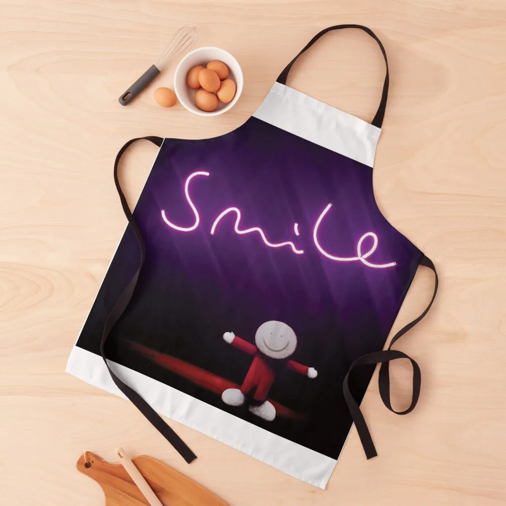 Doug Hyde Keep Smiling Apron Cute Apron Home Cleaning Kitchen Handle For Women Things For Home And Kitchen