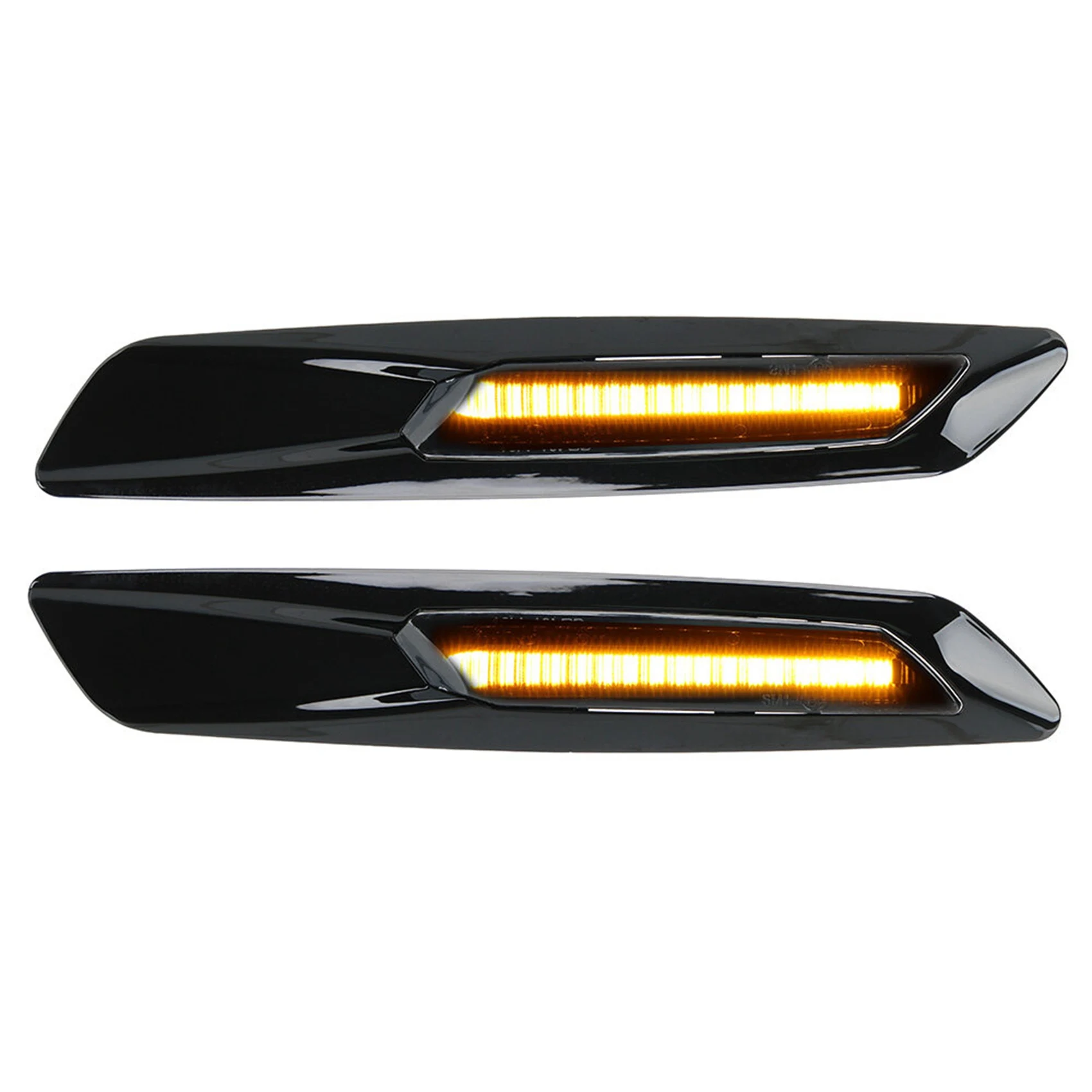 2Pcs Cat Turn Signal Light LED Car Dynamic Side Marker Blinker Light Signal Lamp for-BMW E60 E61 E81 E82 E88 E90 E91 E92