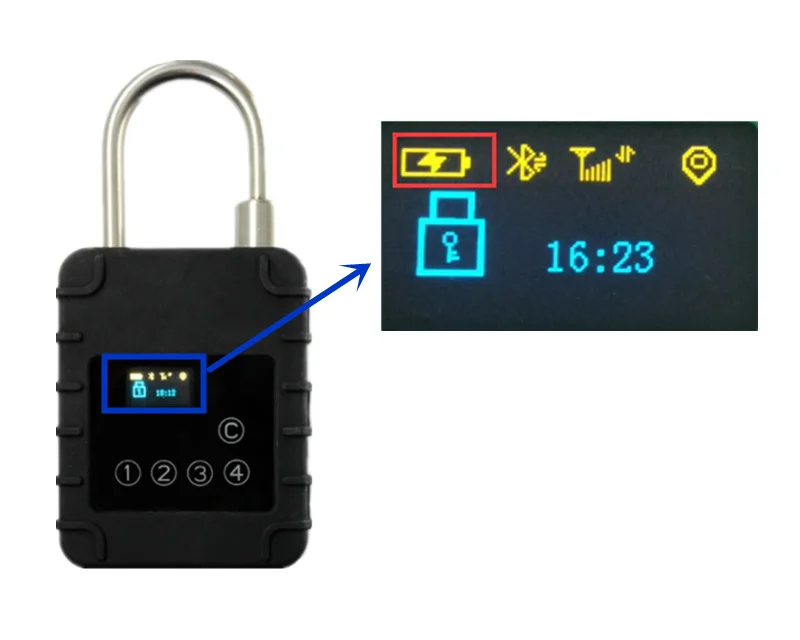 

The latest smart padlock is a high-security RFID GSM GPS padlock for cargo transport containers
