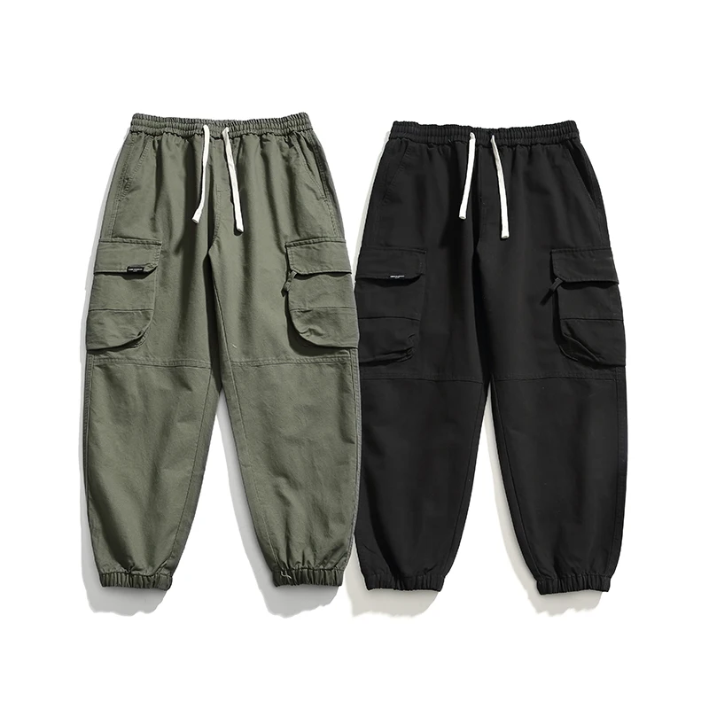 

Japanese tooling multi-bag wash bunched leg pants