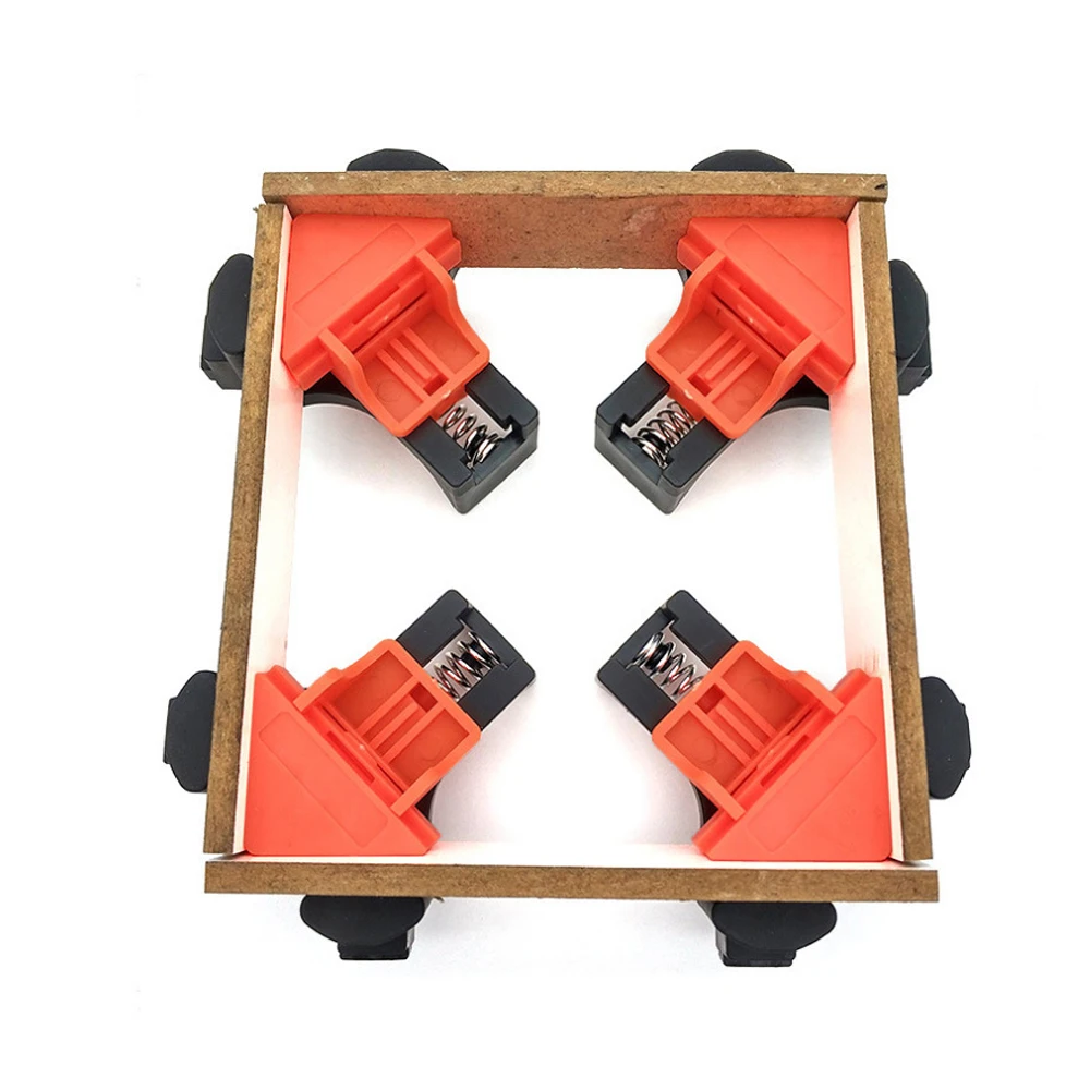 4PCS Right Angle Fixing Clip Woodworking Clamp Adjustable Swing Corner thumbnail 7