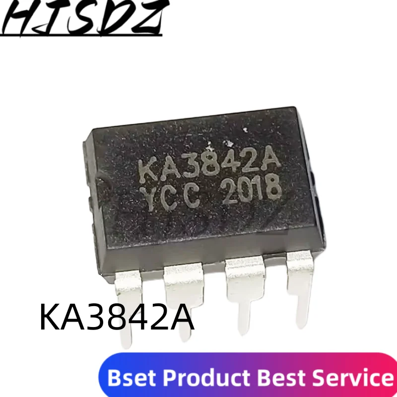 

Cargador/chip de suministro KA3842 KA3842A UC/TL3842, línea de colector IC DIP8 Original auténtico, 10 Uds.