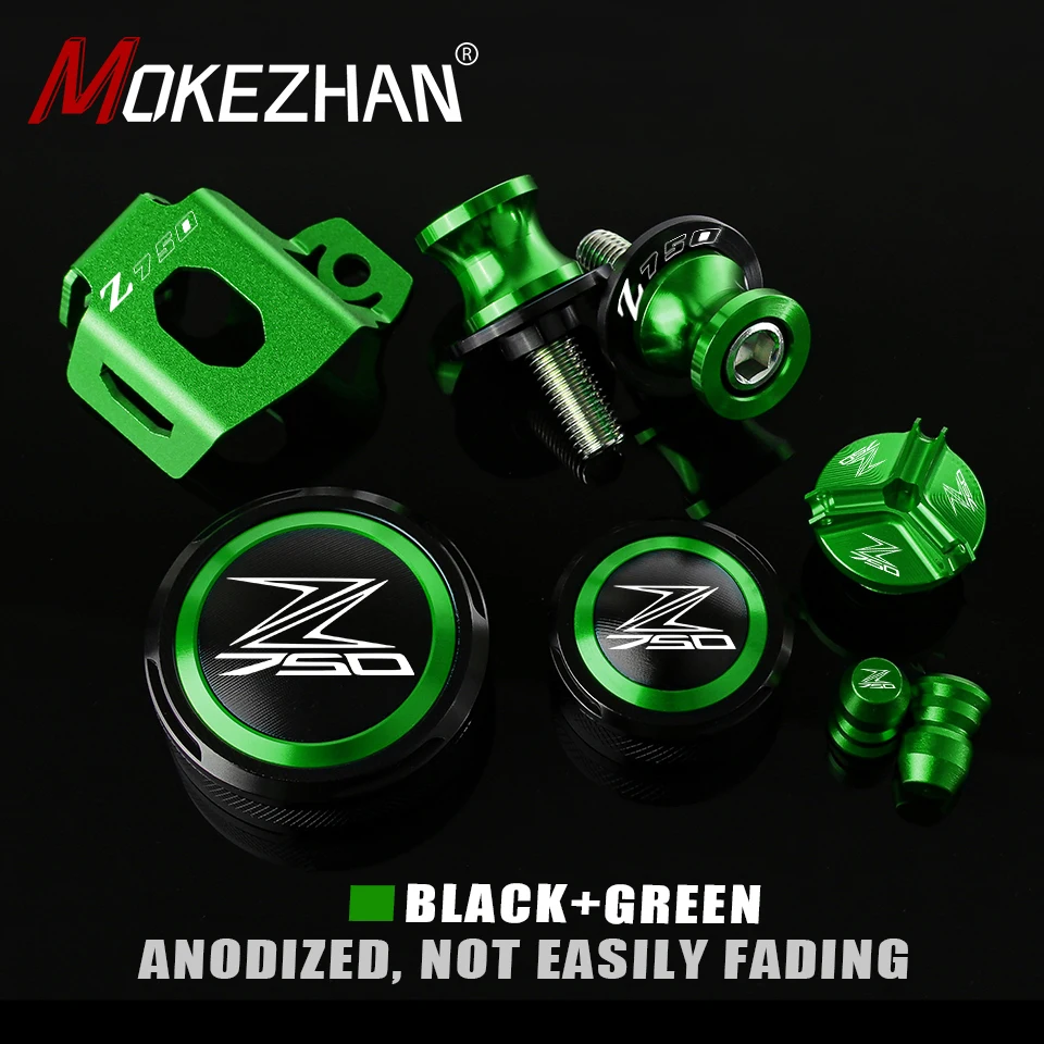 

Accessories Motorcycle Rear Front Brake Fluid Covers Oil Filler Cap Protection For KAWASAKI Z750 Z 750 Z750S 2005-2012 2011 2010