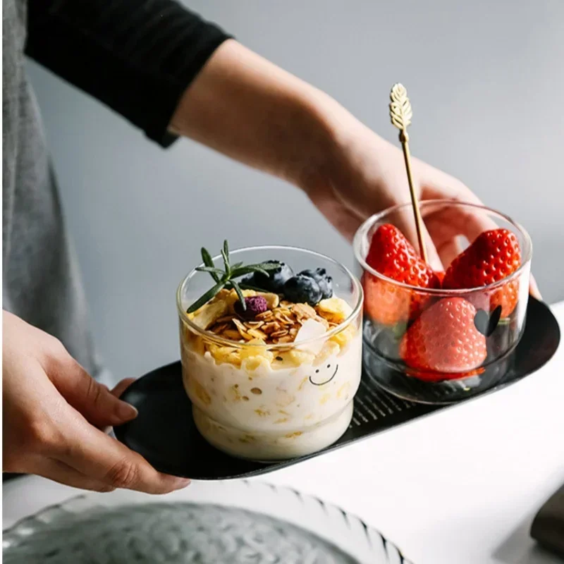 Glass Heart Shaped Coffee Mug Transparent 300ml