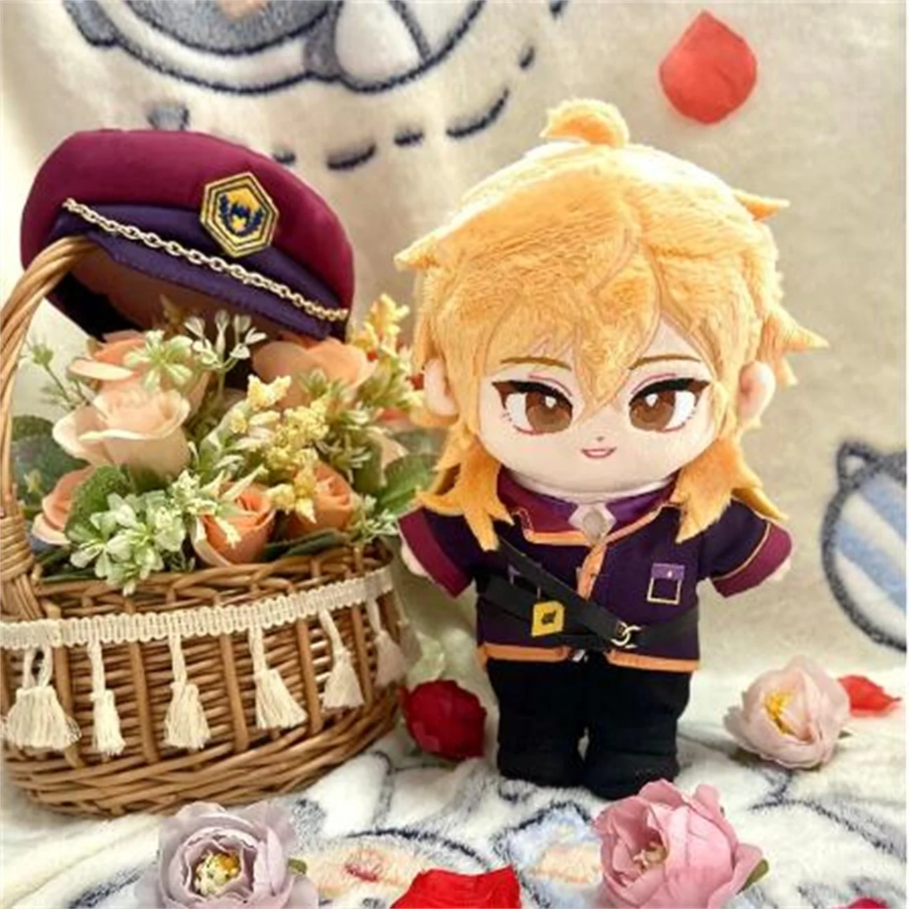 

Anime Ensemble Stars Hakaze Kaoru Cosplay Cute Plush Stuffed 20cm Doll Toy Soft Plushie Change Clothes Outfit Pillow Xmas Gift