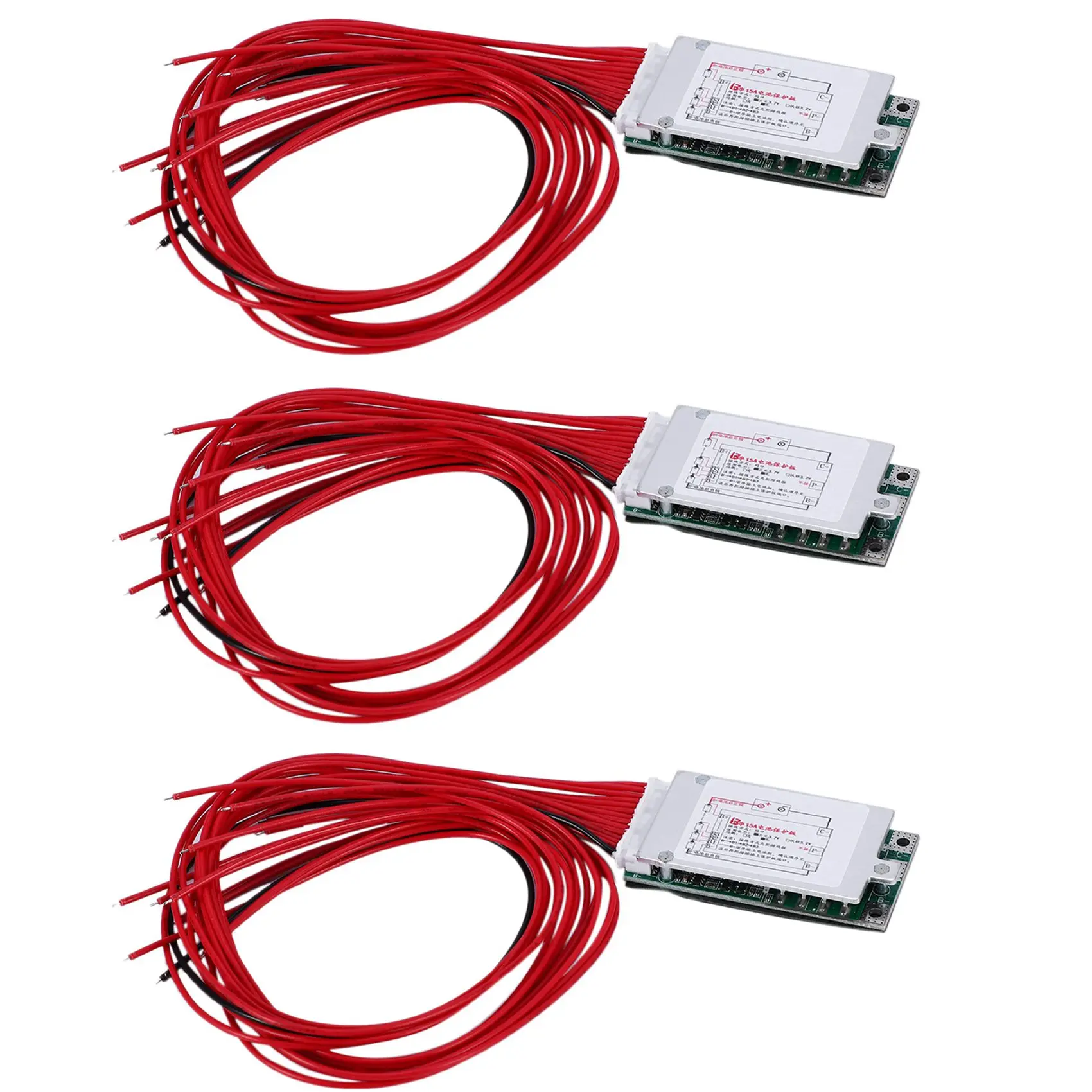 

3x13S 48 в 15 а Защитная плата литий-ионного аккумулятора BMS PCB плата с радиатором для электронного велосипеда EScooter
