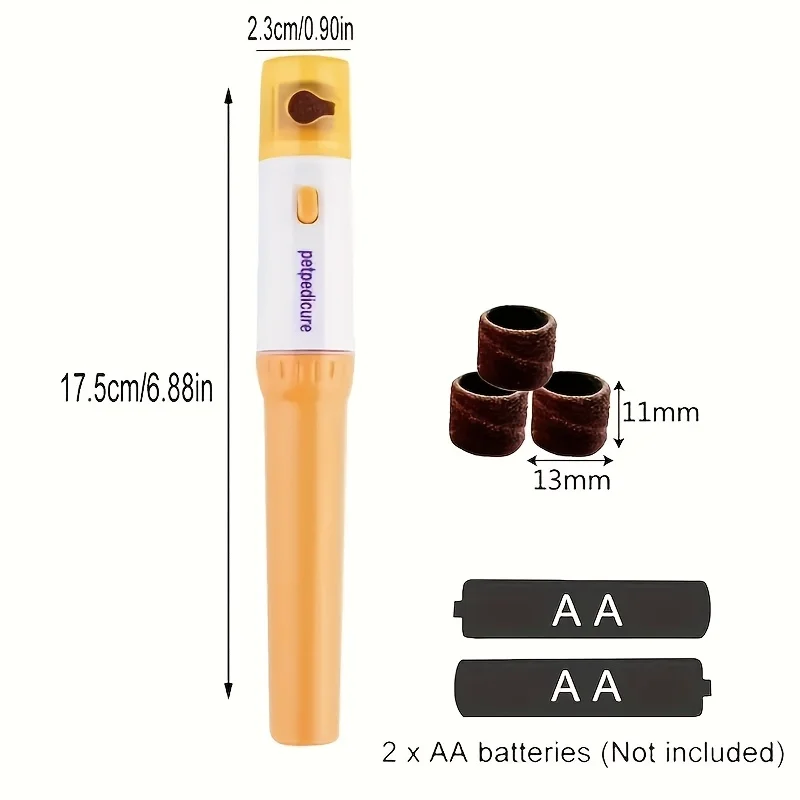 Electric Pet Nail Grinder Set for Dogs - Easy-to-Use,with Multiple Interchangeable Grinding Heads, Ideal for Pet Nail Care