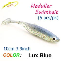 Zander Snook 10cm Swimbait: Freshwater Paddle Tail Soft Bait in New Color - 100mm (10cm Lux Blue)