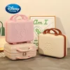 Disney 14 Inch Solid Color Travel Suitcase Mickey Avatar Relief Mini Square Women Luggage Cosmetic Case Boarding Carrying Case 1