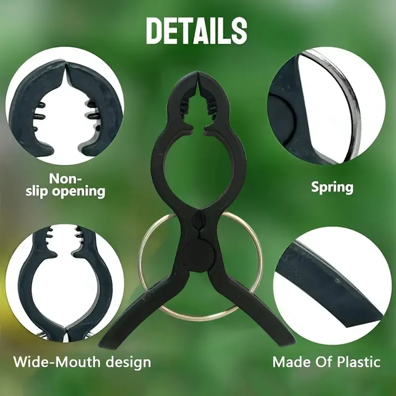 Reusable Garden Plant Fixed Clips for Greenhous Vegetables Flowers Stem Vines Grape Clamp Support Fastener Tools
