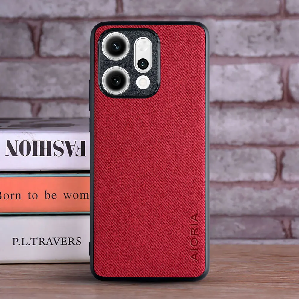 Luxury Textile Leather Phone Case Coque