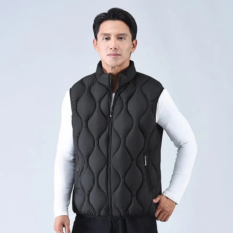 PlatiNum Down Cotton Vest Detail 1