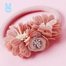 

New Princess Baby Girl Headband Flower Baby Hair Accessories Elastic Headband for Child Nylon Band Baby Hair Accessory Girl Gift