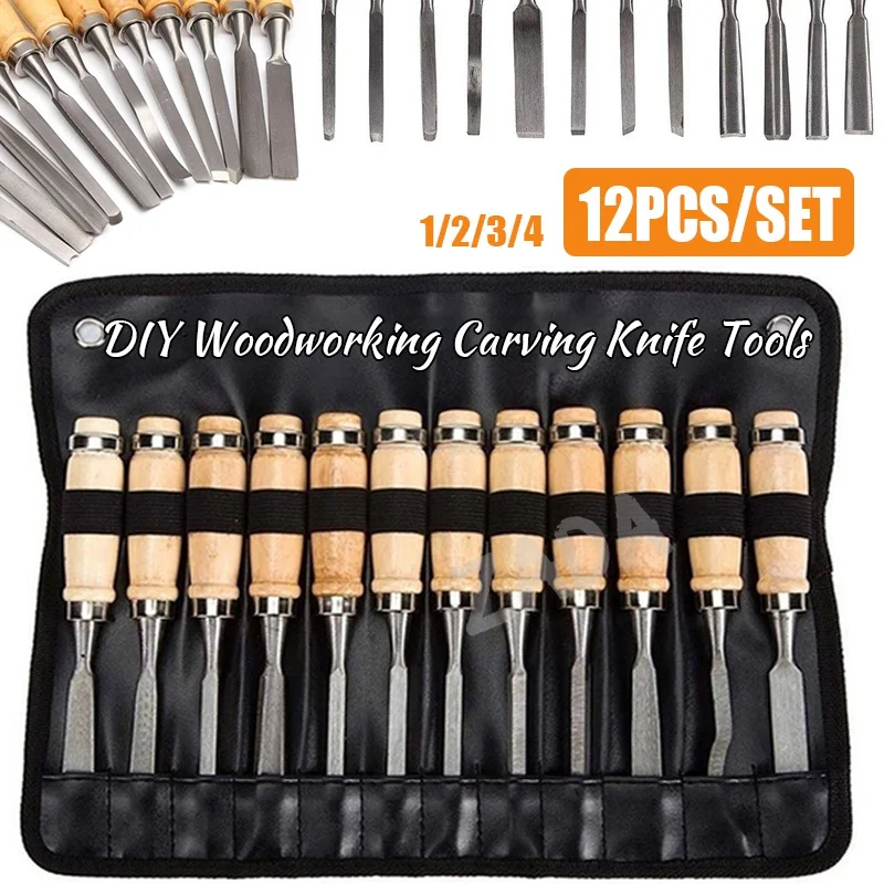 1 Set Hand Carving Chisel Curved Wood Chisel Carving Chisel Turkey Carving  Set