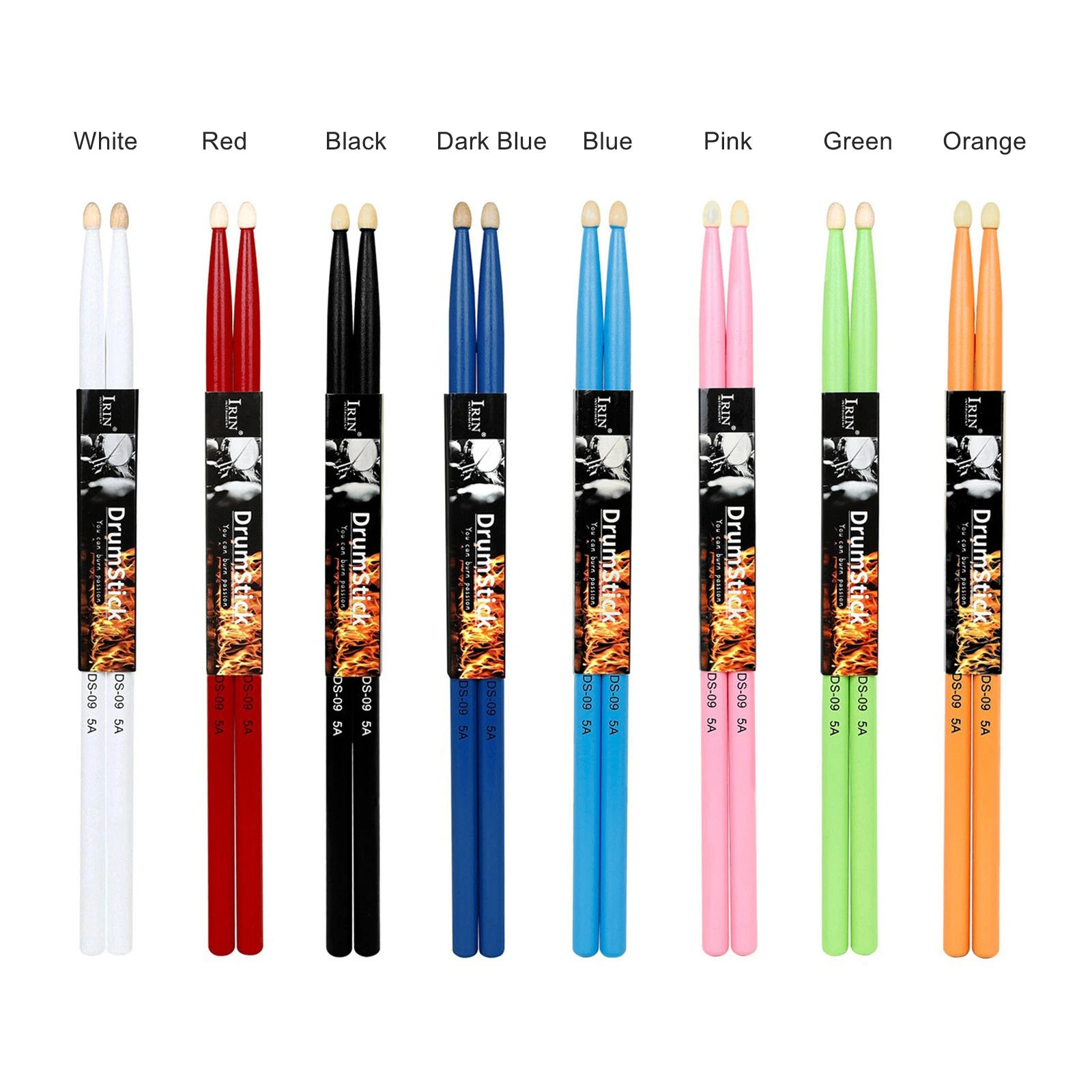 1 Pair Maple Wood Drum Sticks 5A 7A for Drum Practice and Stage Performance Music Band Drumsticks drum sticks