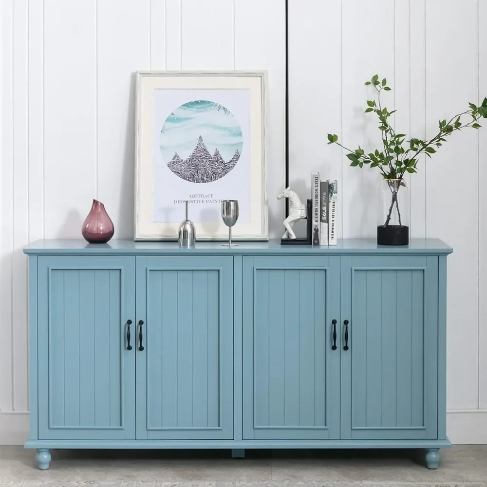 Buffet & Bar Cabinet with Storage, 62'' Coffee Bar Cabinet, Sideboard Storage Cabinet for Dinning Room, Kitchen