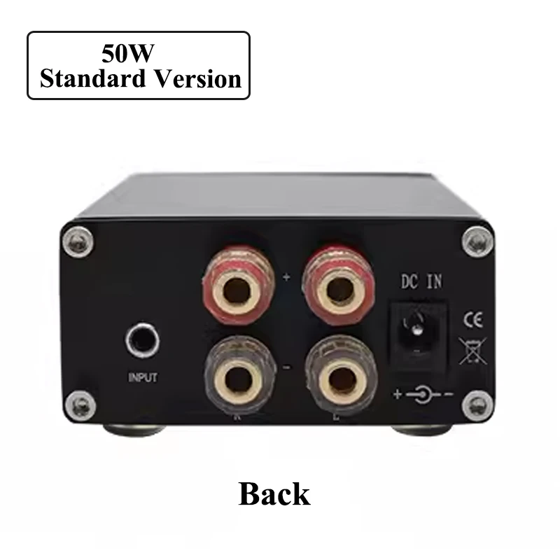 50W+50W Hifi Audio 2.0 Stereo Music Digital Power Amplifier TPA3116 Single Core Amp Chip for Home Sound Speaker with Bluetooth