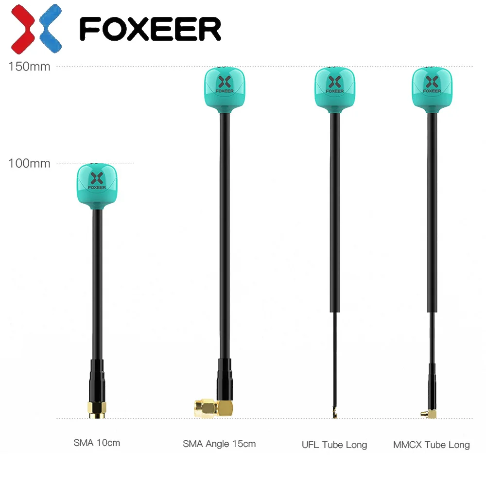 2pcs/lot Foxeer Lollipop 4+ Plus 5.75GHz 2.6dBi Mini Antenna LHCP/ RHCP SMA/MMCX/UFL Interface For RC FPV Racing Drone