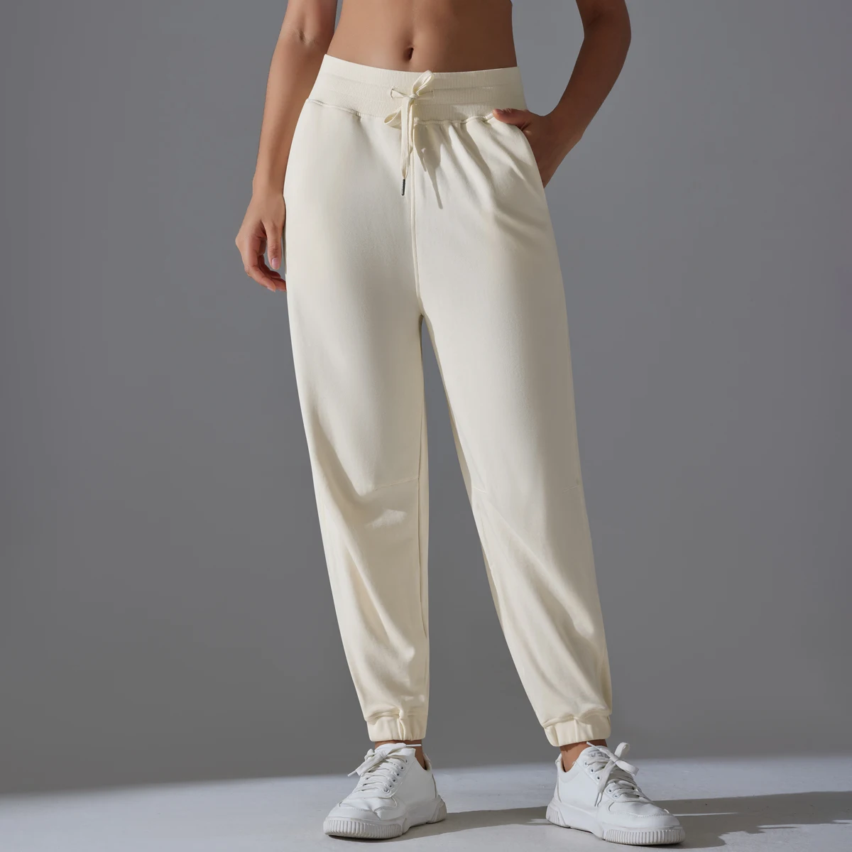 Women's Pants Soft Joggers Fitness Sweatpants Comfortable Trousers Womens Baggy Pants Woman Drawstring Four Seasons Sweatpants - 2