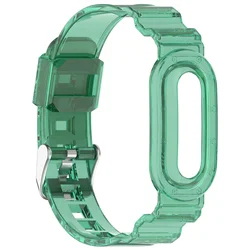 Enhanced Fitness Tracker Sweatproof Adjustable Wristband - Soft TPU Sport Strap Replacement Band - Fitbit Air (Green)