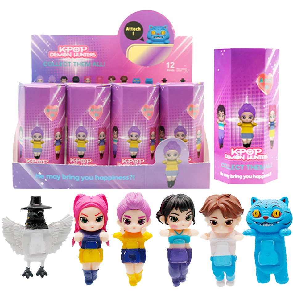 韓流アイドルグッズ K pop Demon Hunters Collectible Mini Figures Blind Box Derpy Tiger