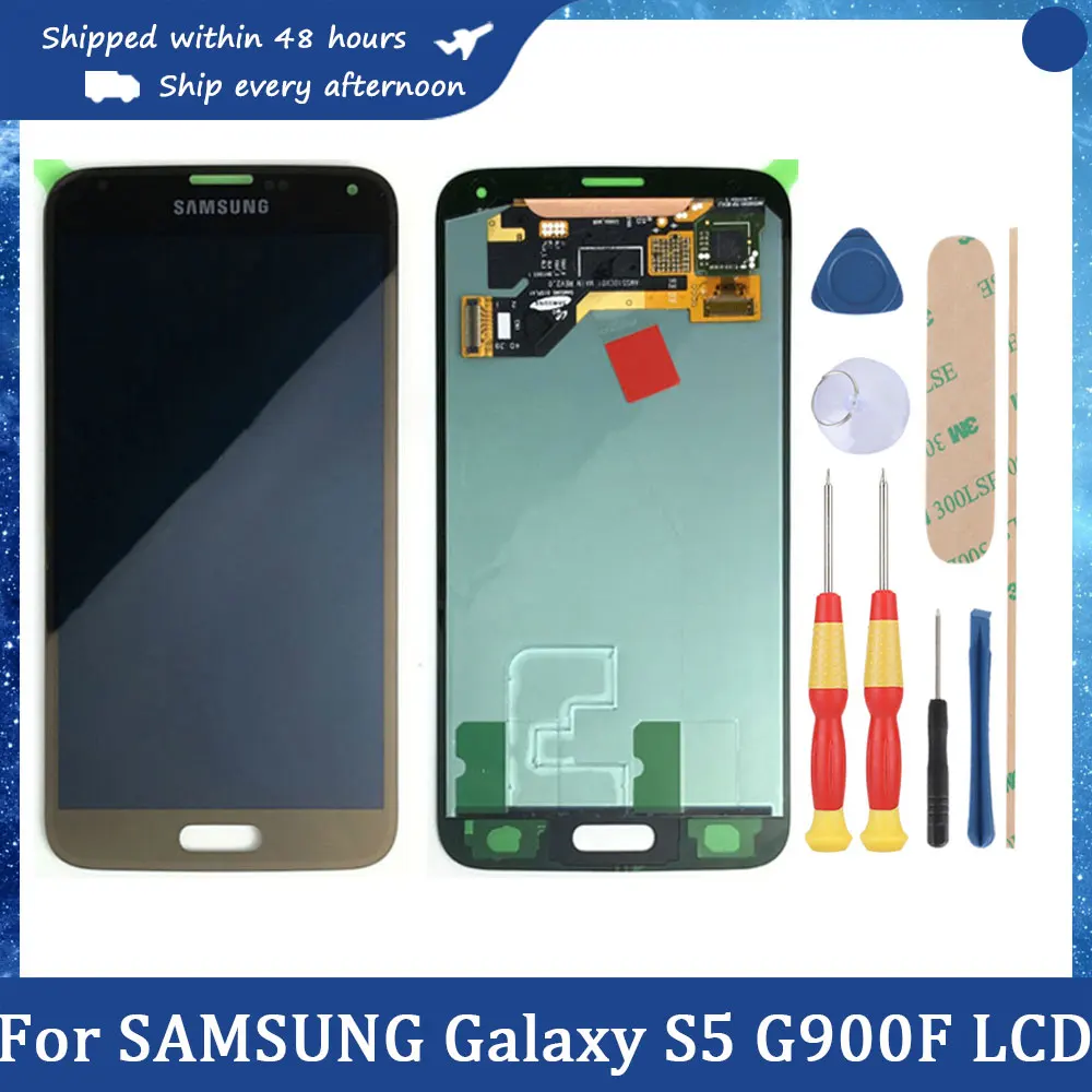 Per Samsung Galaxy S5 G900F Display Lcd Touch Digitizer Assembly Per Samsung Galaxy S5 G900M G900I G900M Display Lcd