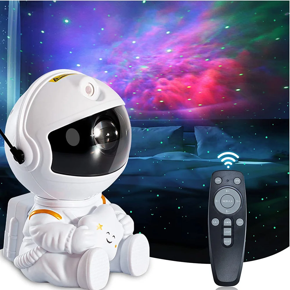 Galaxy Star Projector LED Night Light Starry Sky Astronaut Porjectors Lamp For Decoration Bedroom Home Decorative 3
