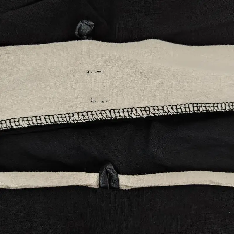 Sommer Japanischer Kimono Cardigan für Herren Leichter Leinen 3/4 Ärmel Offene Vorderseite Schwarz Traditioneller Haori Kimono – Detail 5