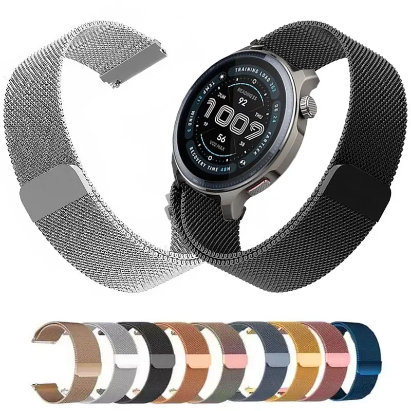 Elegant 22mm Milanese Strap - Premium Steel Watchband Bracelet