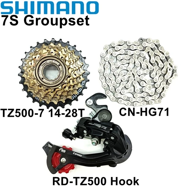 SHIMANO Tourney MF-TZ500-7 7Sp - Ruota Libera Multipla 34T, In - Foto 7