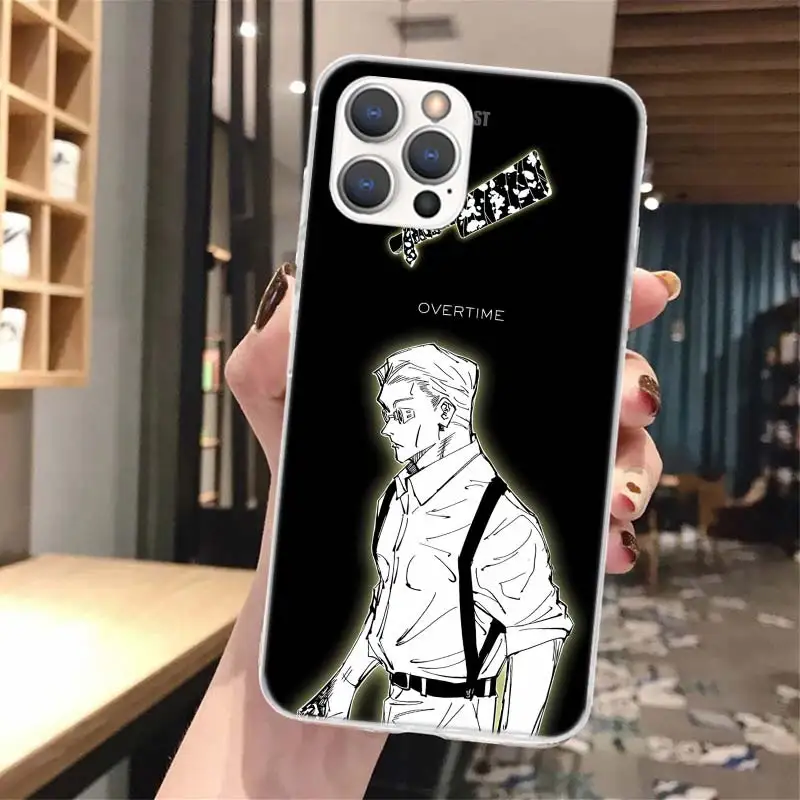 Kaisen Jujutsu Art Soft Phone Case - Stylish Anime Pattern Cover
