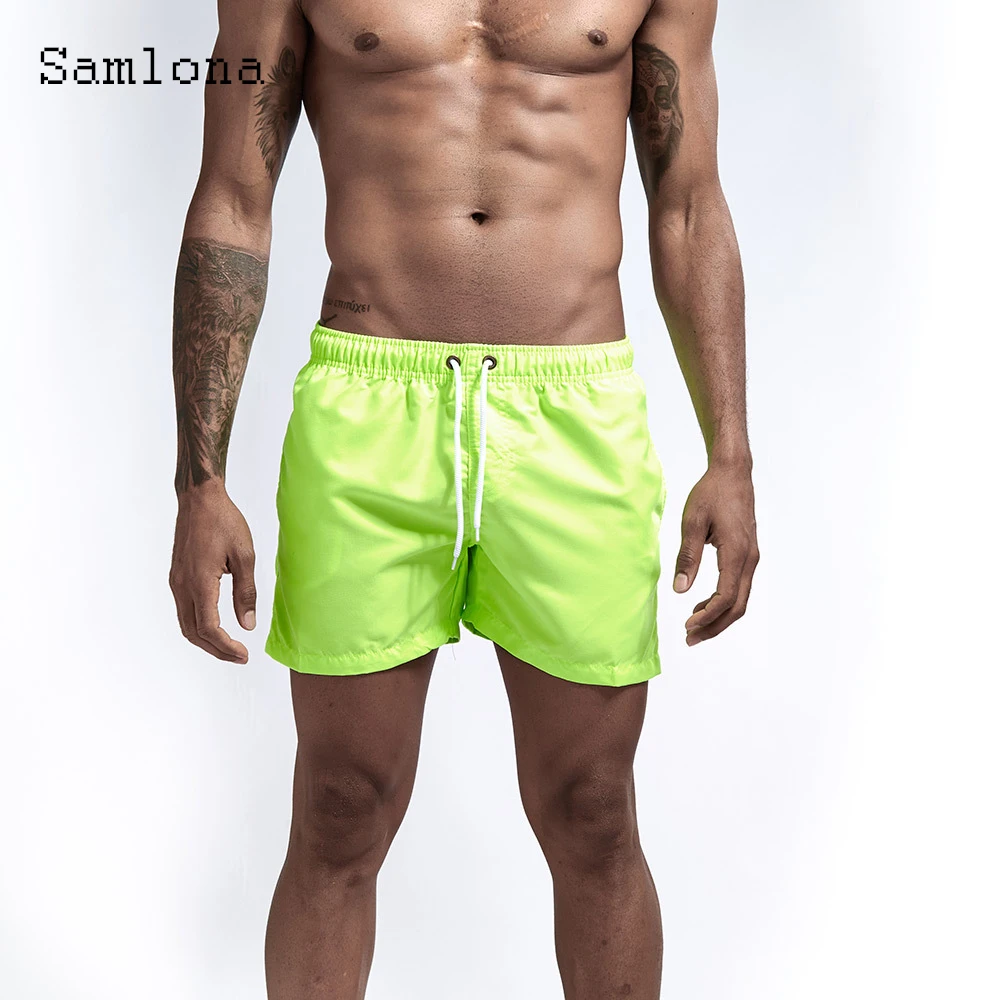 

Men Fashion Leisure Shorts 2024 New Sexy Drawstring Shorts Pocket Design Hotpants Male Casual Skinny Beach Short Pants Homme