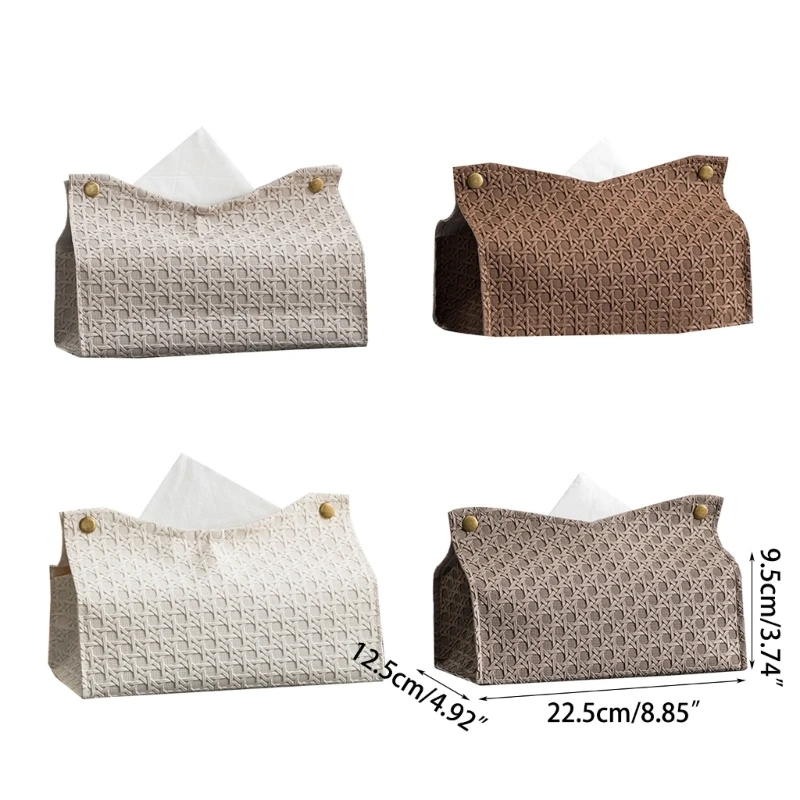 Tissue Box Tissue Holder Tissue Dispenser Napkin Holder for Bathroom Office C6UE