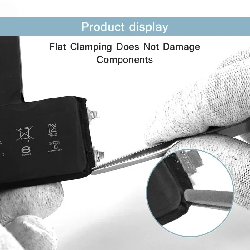 RELIFE ST-13 Precision Non-magnetic Flat-head Tweezers Are Used for Mobile Phone Integrated Circuit Repair and Production Tools precision tweezers,tweezer tool,phone repair tweezers
