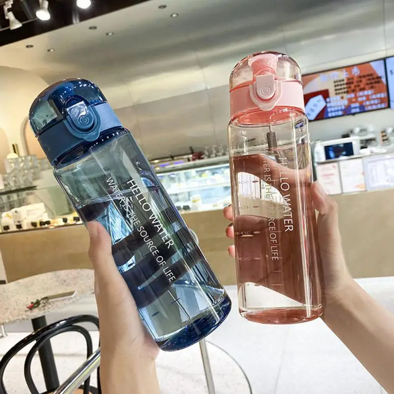 

Чашка для студентов, синий Небьющийся удобный многофункциональный контейнер для воды с защитой от падения для активного отдыха, унисекс бутылка для воды