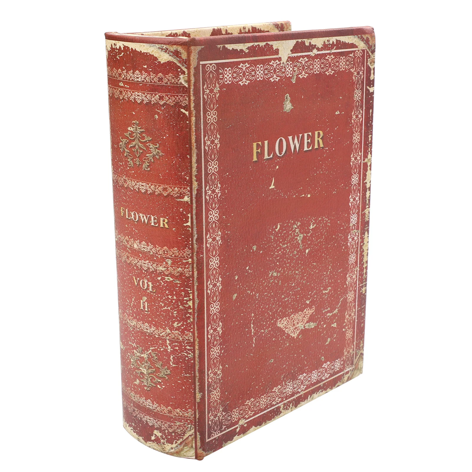 

Book Box Decorative Storage Fake Jewelry Vintage Boxes False Trinket Books Faux Wooden Keepsake Retropropdecoration Ornaments