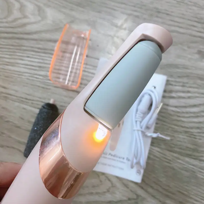 Foot File Rechargeable Electric Callus Remover Cordless Women Men Removes Dry Coarse Skin Calluses