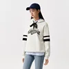 Semir Hoodie Women Letter-printed Loose Drop-shoulder Hooded Pullover Casual and Elegant Spring Individual Printed Top 5