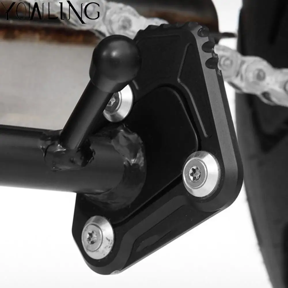 Motorcycle Kickstand Foot Side Stand Extension Pad Support Plate For BMW F 850GS F850GS ADVENTURE F850 GS AV 2018 2019 2020 2021