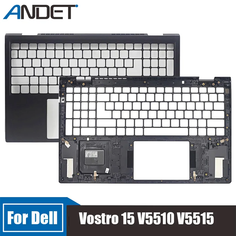 

Новинка для Dell Vostro 15 V5510 V5515 Клавиатура ноутбука рамка верхняя крышка Подставка для рук Верхняя фотография корпуса серые аксессуары 0JVYYX