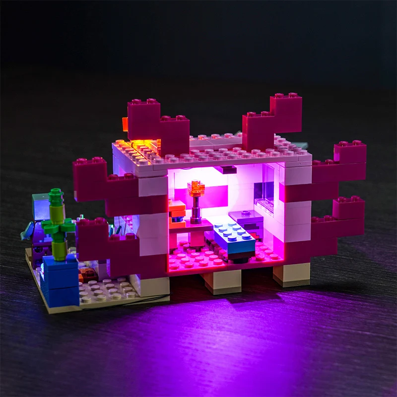 Vonado Led Light 21247 Set The Axolotl House Building Block Luce Dedicata (Solo Accessori Per L'Illuminazione)
