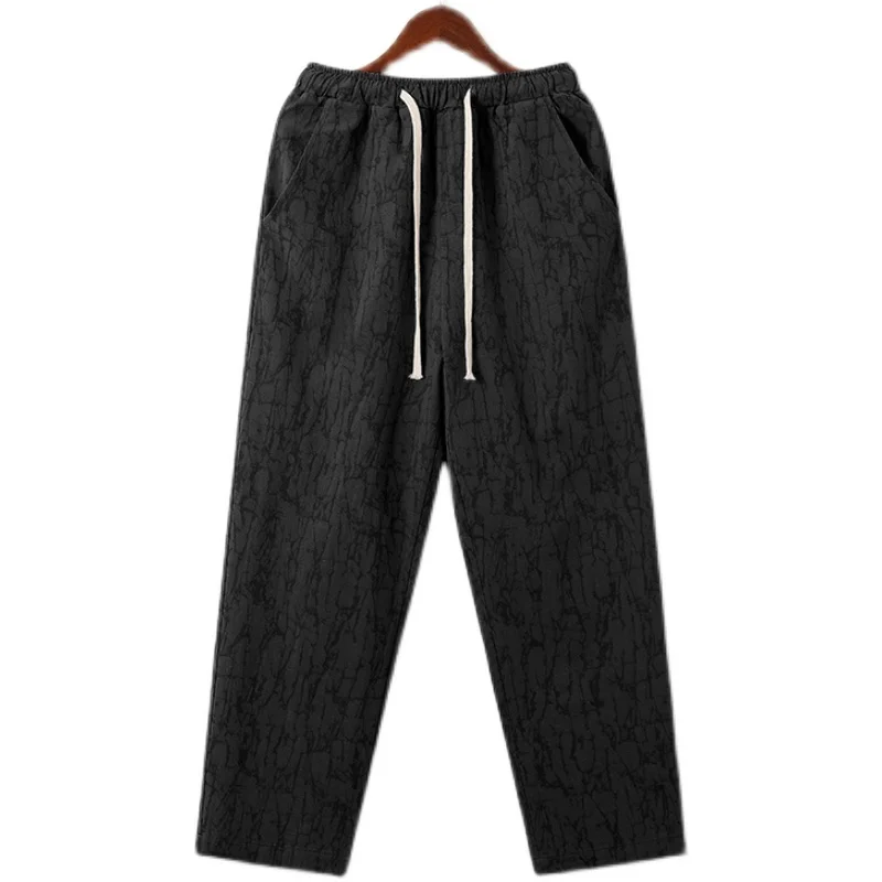 

Casual Cotton Linen Pants Men Fashion Harem Pants Harajuku Style Jogging Fashion Mens Trousers Streetwear Loose Sweatpants 5XL