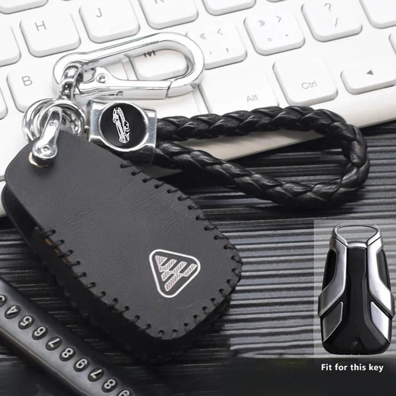 Leather Key Case for VOGE SR4MAX SR4 MAX 350 DS900X SFIDA SR125 SR 125 Motorcycle Remote Cover Keychain Holder Fob Accessories key case cover key case keychain holder